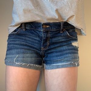 Lowrise Hollister Jean Shorts
